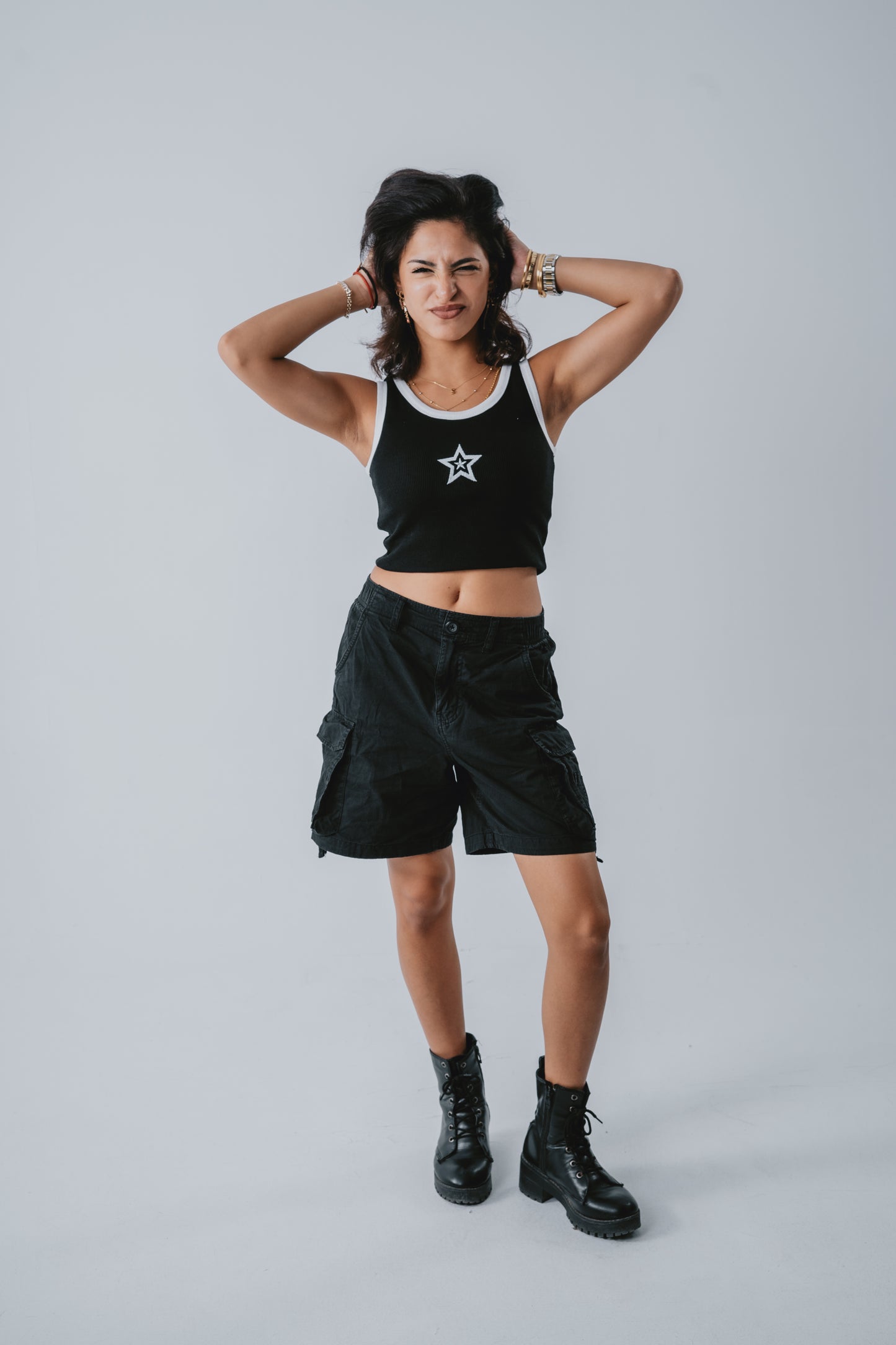 Star Tank Top In Black