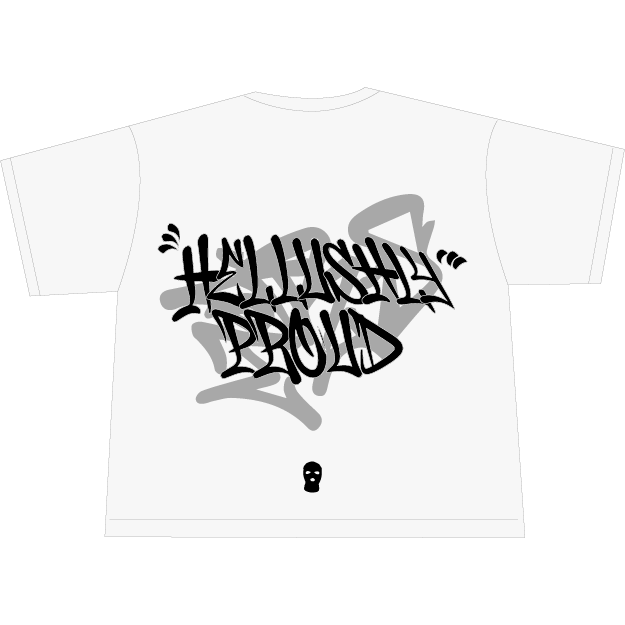 WHITE HELLISHLY PROUD TEE